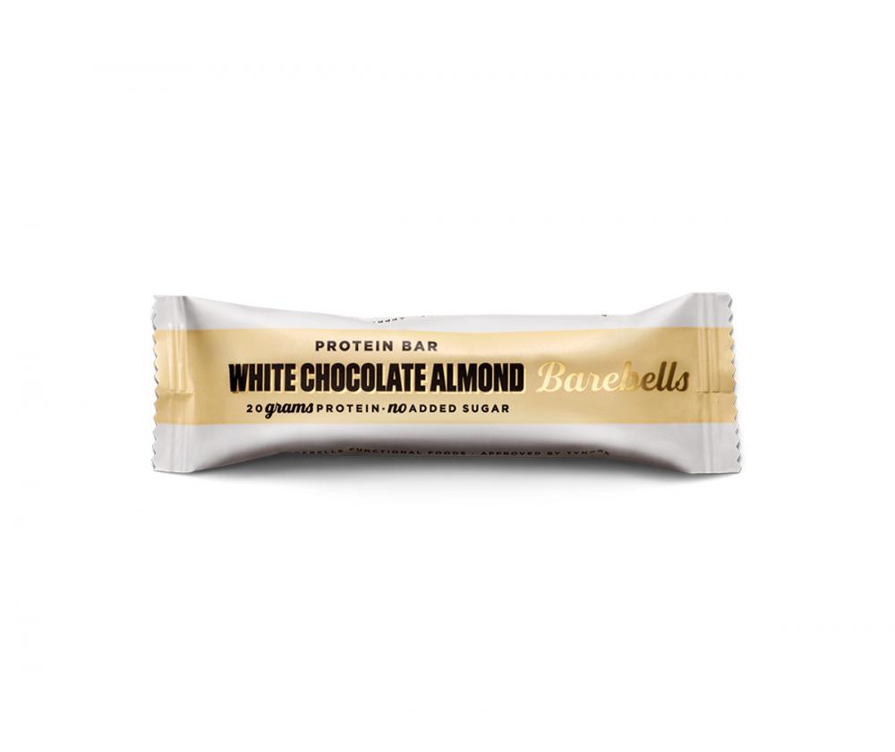 Barebells Proteiinipatukka, 55 g, White Choco Almond (päiväys 6/22)