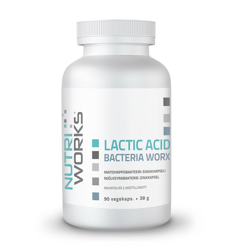 Nutri Works Lactic Acid Bacteria Worx, 90 kaps.