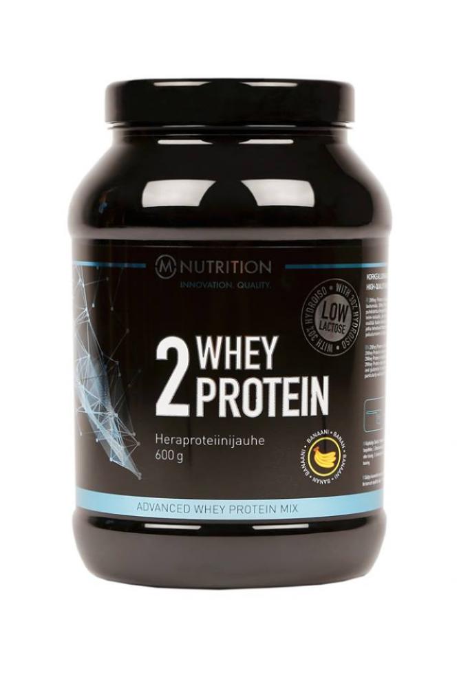 M-Nutrition 2Whey Protein 600 g Banaani (Poistuva maku)