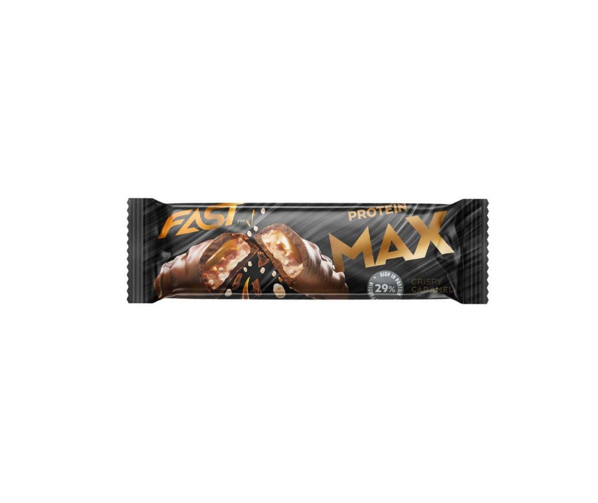 FAST MAX Crispy Caramel, 45 g (Parasta ennen 06/23)