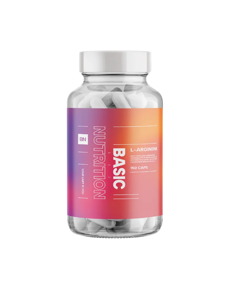 BN Basic Nutrition L-Arginiini, 150 kaps. | Black Friday