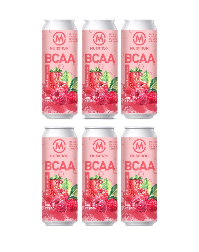 M-Nutrition BCAA, Pink Lemonade, 6-pack