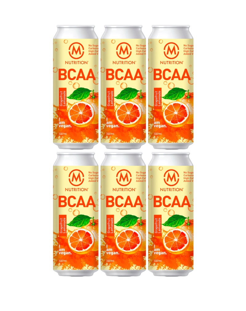 M-Nutrition BCAA-valmisjuoma, Red Grapefruit Lemonade 6-pack