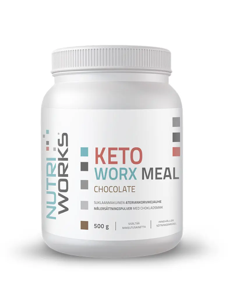 Nutri Works Keto Worx Meal, 500 g, Chocolate | Black Friday