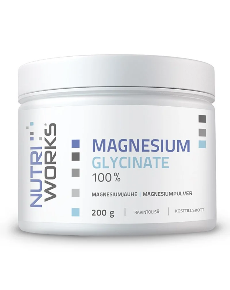 Nutri Works 100 % Magnesium Glycinate, 200 g