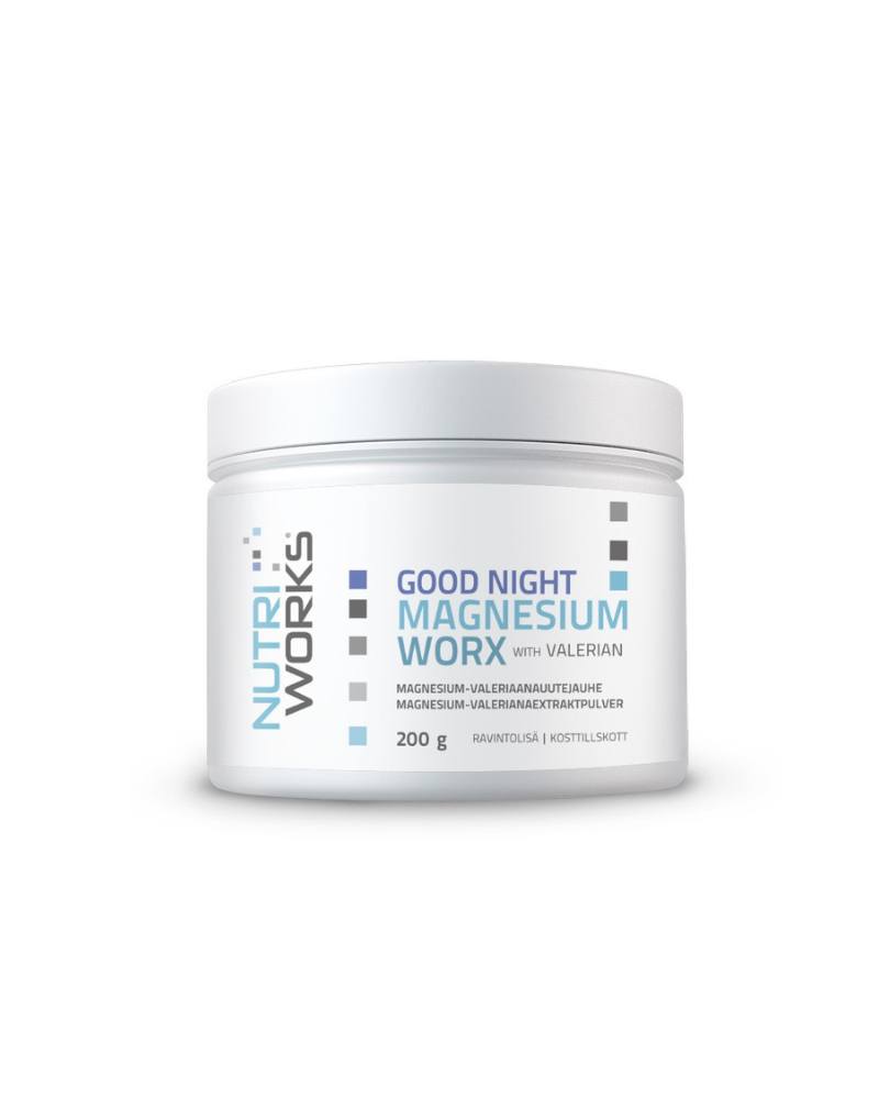 Nutri Works Good Night Magnesium WorX with Valerian, 200 g