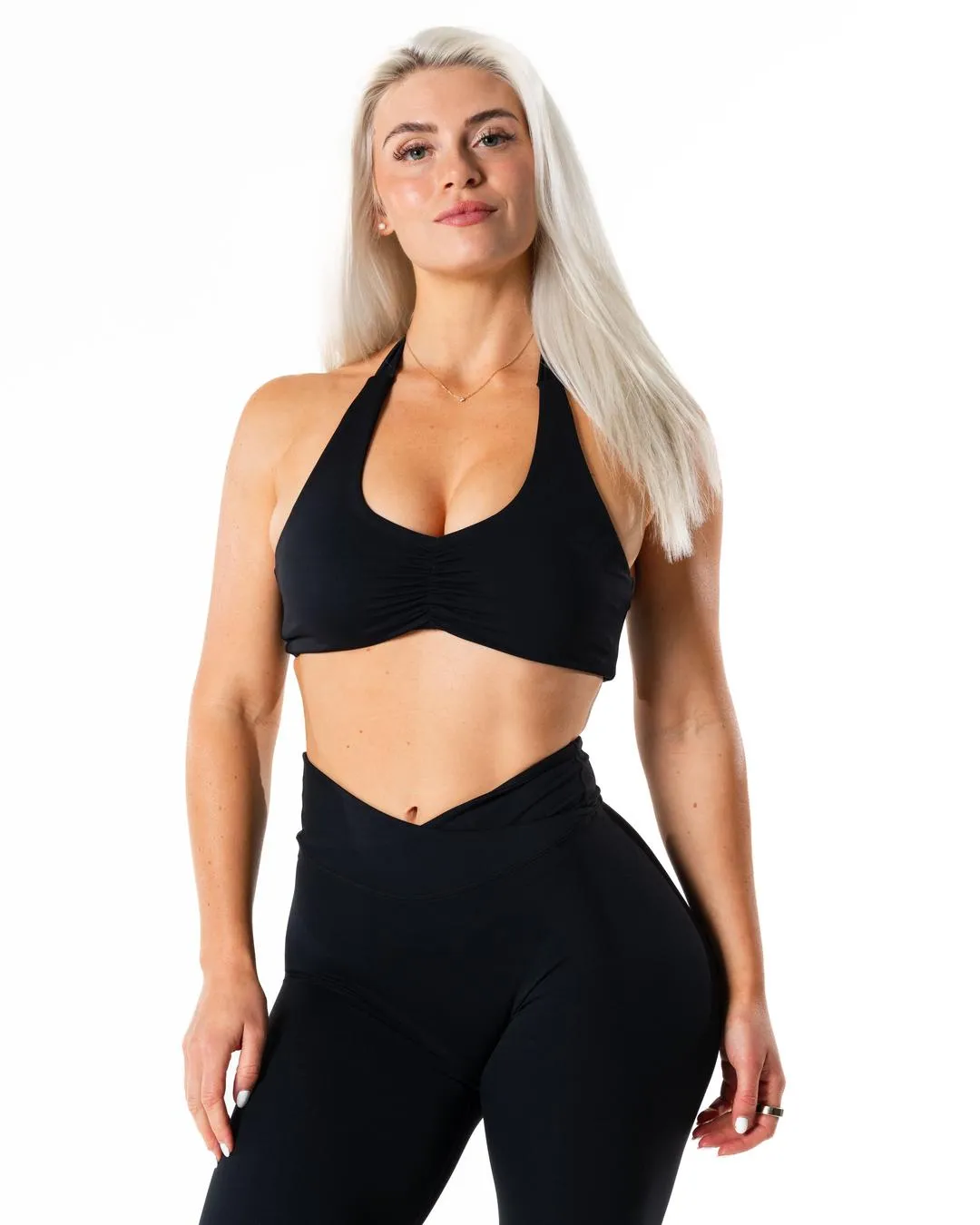 Relode Mute Halterneck Top, Black