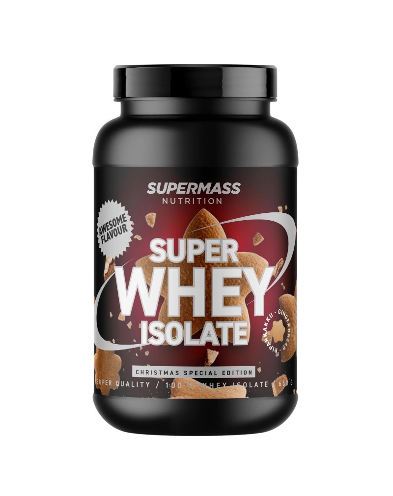 Supermass Nutrition SUPER WHEY ISOLATE, 650 g, Gingerbread (Piparkakku)