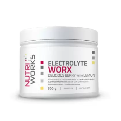 Nutri Works Electrolyte WorX, 300 g, Delicious Berry with Lemon