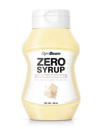 GymBeam Zerosyrup, 350ml, White Chocolate (päiväys 8/24)