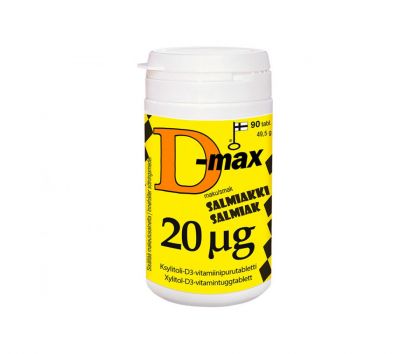 D-max 20 µg, Salmiakki