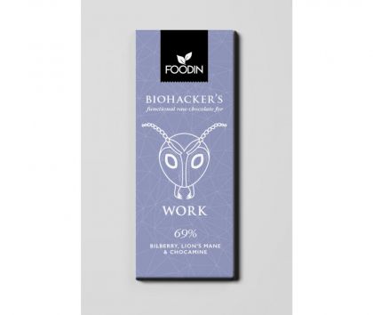 FOODIN Biohackers WORK raakasuklaa, 40 g