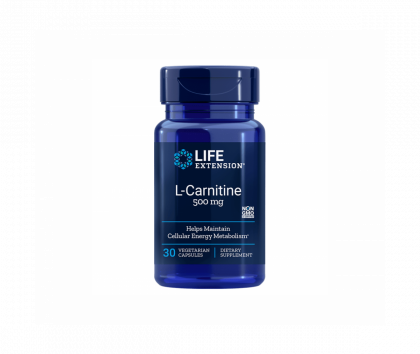 LifeExtension L-Carnitine 500 mg, 30 kaps.