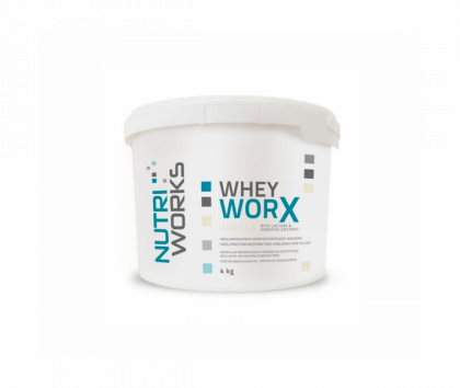 Nutri Works Whey WorX With Lactase & Digestive Enzymes, 4 kg, Vanilla