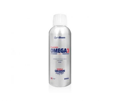 GymBeam Premium OMEGA3, 250 ml (päiväys 12/21)