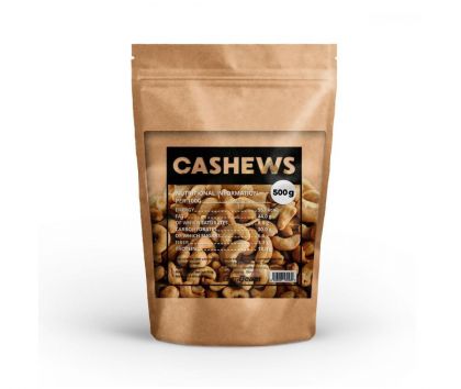 GymBeam Natural Cashew Nuts, 500g