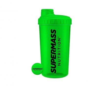 Supermass Nutrition Shaker, Neon Vihreä, 750 ml