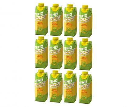 18 kpl TEHO Sport Proteiinismoothie 330 ml, Mango-Appelsiini
