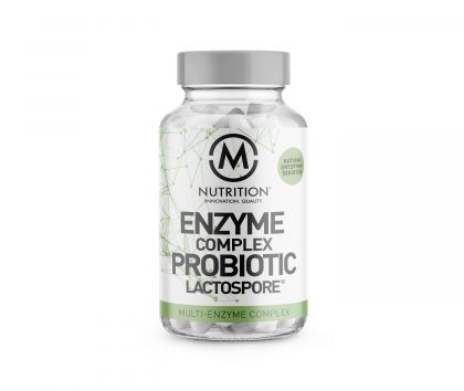 M-Nutrition Enzyme Complex & Probiotic Lactospore, 100 caps.