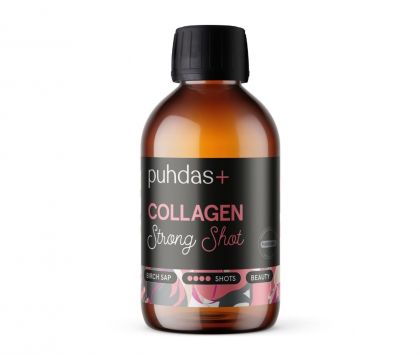 Puhdas+ Collagen Strong Shot, 200 ml (päiväys 9/22)