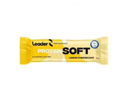 Leader Performance Protein Soft Bar, 60 g, Lemon Cheesecake