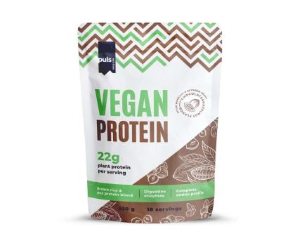 Puls Vegan Protein, 550 g, Chocolate & Hazelnut