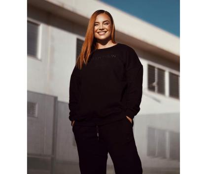M-Sportswear Comfy Sweatshirt, Deep Black