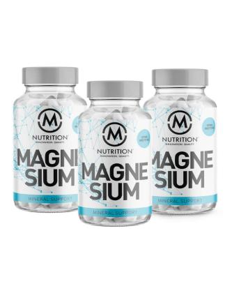 Big Buy: 3 kpl M-Nutrition Magnesium, 120 kaps.