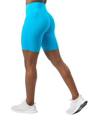 ICIW Scrunch V-Shape Biker Shorts, Blue