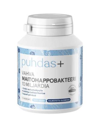 Puhdas+ Vahva Maitohappobakteeri 10 mrd. 75 kaps.