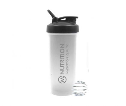 M-Nutrition Shaker with blending ball, 1 l, Transparent