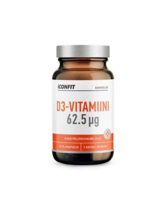 ICONFIT D3-vitamiini, 90 kaps., 62,5 mcg