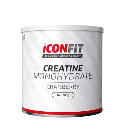 ICONFIT Creatine Monohydrate, 300 g, Cranberry