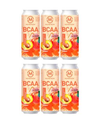 M-Nutrition BCAA-valmisjuoma, Peachy Summer Lemonade 6-pack