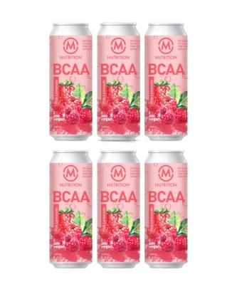 M-Nutrition BCAA-valmisjuoma, Pink Lemonade, 6-pack