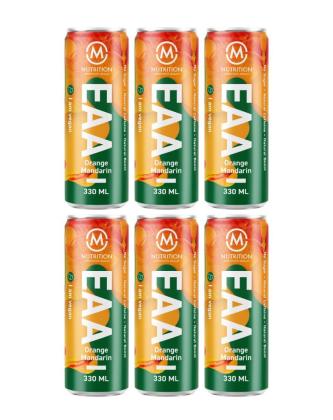 M-Nutrition EAA-valmisjuoma 6-pack, Orange Mandarin