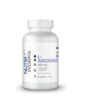 Nutri Works L-Arginine, 500 mg, 90 kaps.