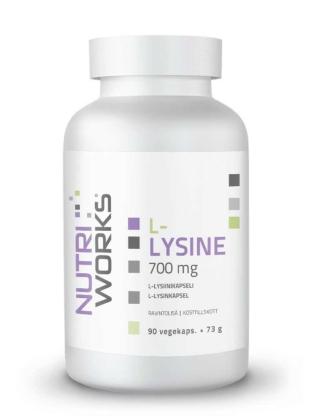 Nutri Works L-Lysine 700 mg, 90 kaps.