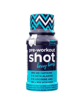 Puls Pre-Workout Shot, 60 ml, Berry Boost