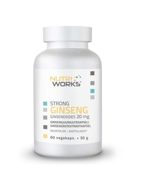 Nutri Works Strong Ginseng, 60 caps.