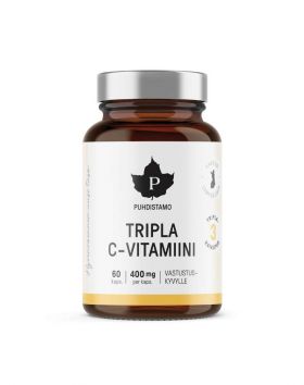 Puhdistamo Tripla C-Vitamiini, 60 kaps. (09/23)