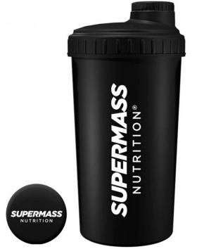 Supermass Nutrition Shaker, Musta 750 ml