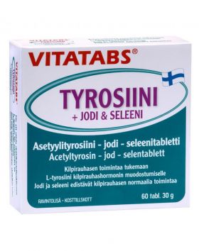 Vitatabs Tyrosiini + Jodi & Seleeni, 60 tabl.