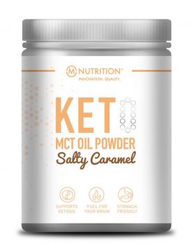 M-Nutrition KET-0 MCT Oil Powder, Salty Caramel, 300 g