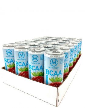 M-Nutrition BCAA, Wild Strawberry, 24 cans