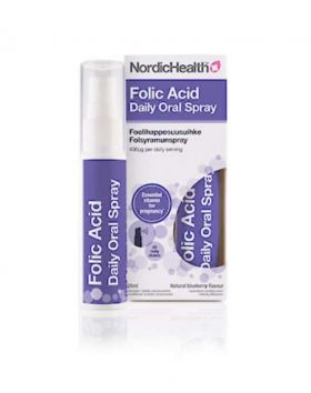 Nordic Health Folic Acid Spray suusuihke, 25 ml