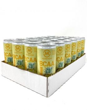 M-Nutrition BCAA, Strawberry-Pineapple Lemonade, 24 cans