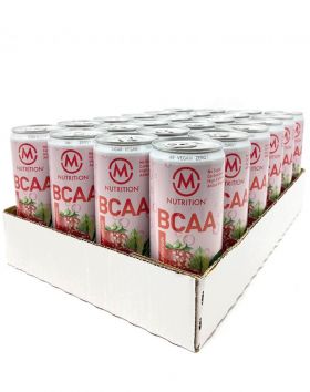 M-Nutrition BCAA, Pink Lemonade, 24 tlk (Outlet-erä!)