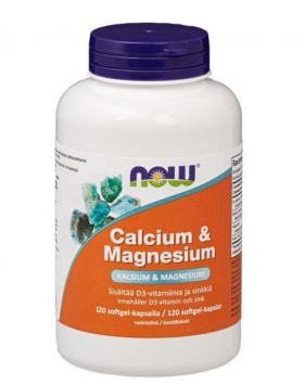 NOW Foods Calcium & Magnesium, 120 kaps.
