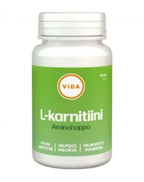 Vida L-Karnitiini, 90 tabl. (Parasta ennen 09/23)